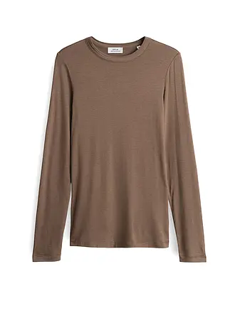 OPUS | Langarmshirt SIFA | braun